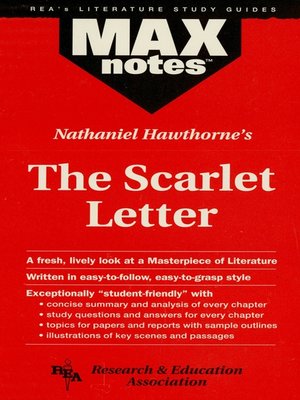 cover image of The Scarlet Letter: MAXNotes Literature Guide